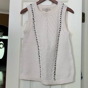 Loft sleeveless sweater new without tags
